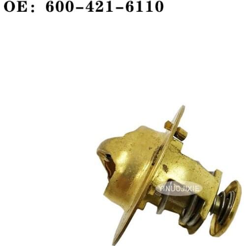 Excavator parts are suitable for Komatsu PC200-5/6D95 engine thermostat temperature regulator OE: 600-421-6110 600421611
