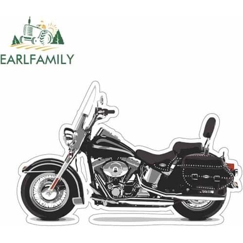 EARLFAMILY 13cm x 8.4Cm for Motorcycle Cartoon Funny Car Stickers RV VAN 3D DIY Fine Decal Waterproof Anime Bumper Graphics