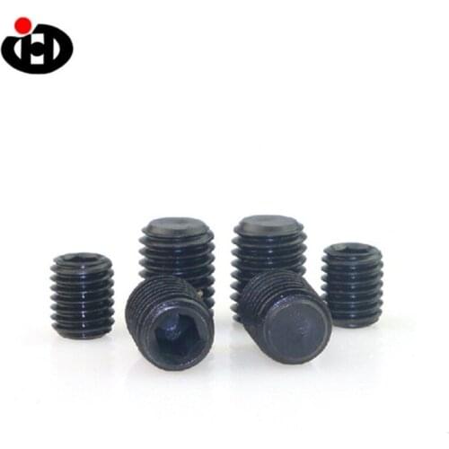 JINGHONG 1000PCS M4*3-16 GR 8.8 Flat Point Hexagon Socket Set Screws Headless