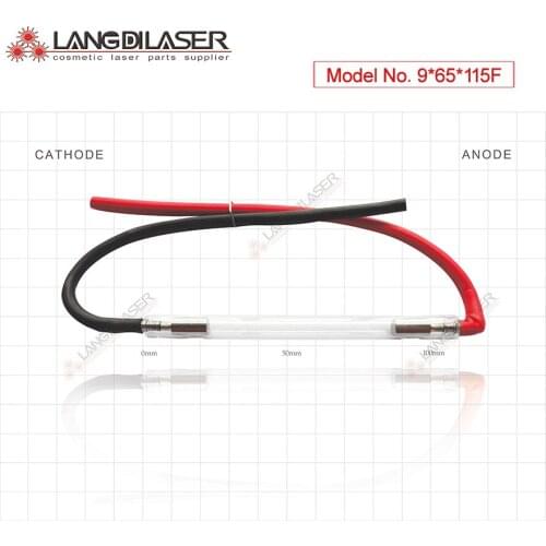 Ipl laser bulbs : 9*65*115F - anode bend ( 3 pieces order ) , IPL flash Lamp for honkonlaser handpeice , Germany heraeus lamps