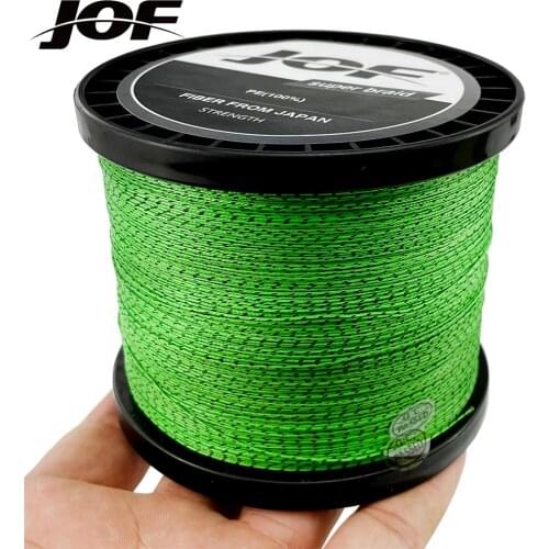 JOF 8 Strands Braided Fishing Line 0.8-10.0# 1000/500/300/100M Spot PE Fishing Line Multifilament Fishing Line Smooth Pesca