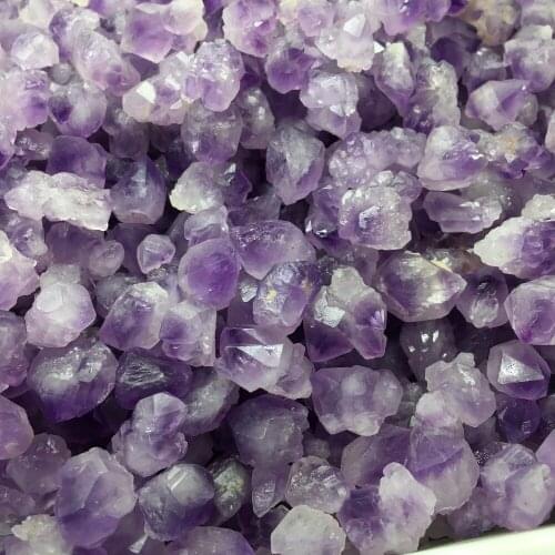 Best price 1000g natural amethyst quartz crystal flower reiki healing stone rough gemstone for home&garden decoration wholesale