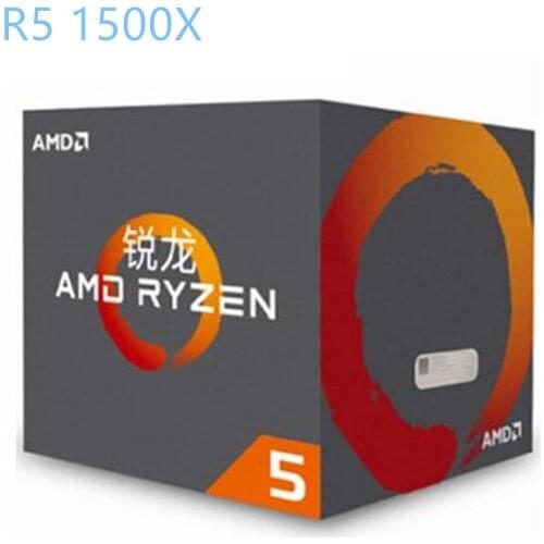 AMD Ryzen R5 1500X CPU Original Processor 4Core 8Threads Socket AM4 3.5GHz TDP 65W 18MB Cache 14nm DDR4 Desktop YD150XBBM4GAE
