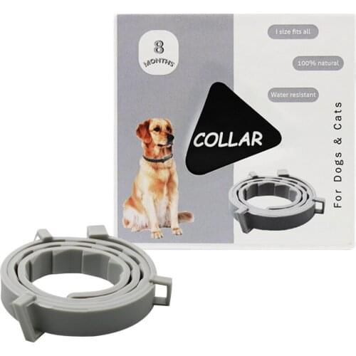 Pet Dog Collar Anti Flea Ticks Mosquitoes Outdoor Protective Adjustable Pet Collar 6 Months Long-term Protection Pet Supplies