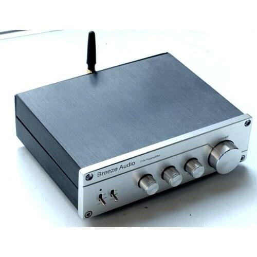 F1N NE5532 / LME49720NA plastic seal / LME49720HA gold seal tone Pre-Preamplifier Bluetooth 4.0 input and two RCA input AMP