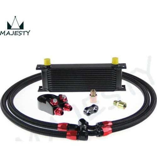 13 ROW AN10 UNIVERSAL ENGINE TRANSMISSION OIL COOLER british+ FILTER ADAPTER KIT