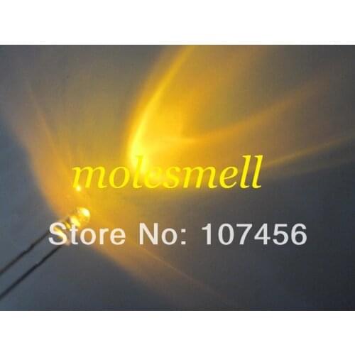 15000pcs 3mm Yellow LED+Fast Shipping Ultra Bright 3mm light-emitting diode lamp water clear yellow led 3mm round yellow led