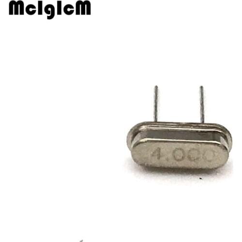 20pcs hc-49s 4MHz 4.000mhz 20ppm 20pF quartz resonator