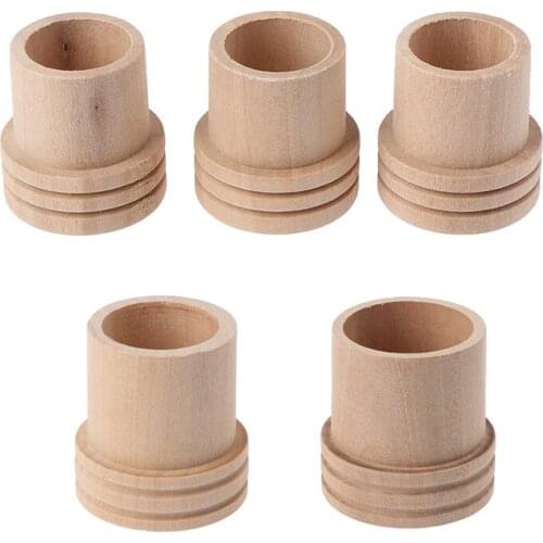 3pcs Wooden Moxa Extinguisher Roller Roll Holder Stick Moxibustion Device Massage Box Smokeless Acupuncture Artemisia