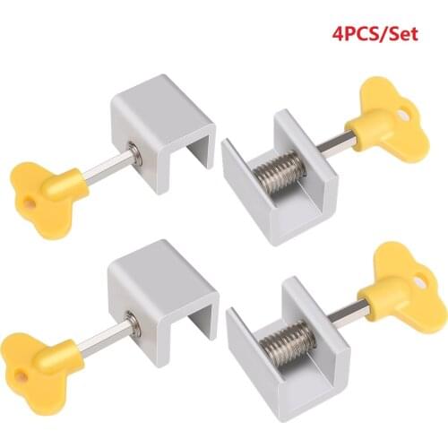 4PCS Protecting Baby Safety Security Window Lock Child Safety Lock Window Stopper Protection for Children Protection on Windows