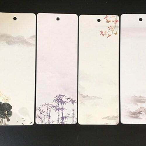 40 Pcs Book Markers Antiquity Landscape Book Accessories Office School