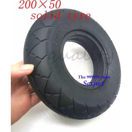 8 Inch 200x50 Solid Tyre 200*50 Non-inflatable Explosion-proof Tire 8"wheel Tire for Electric Balancing Scooter