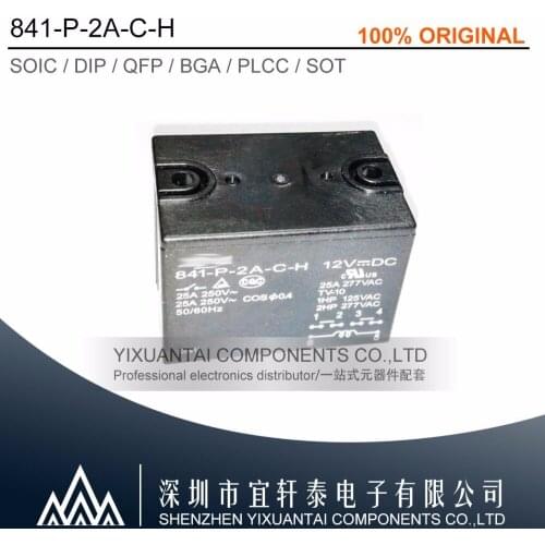Free shipping 100% original 841-P-2A-C-H 12VDC 25A DIP6 12V