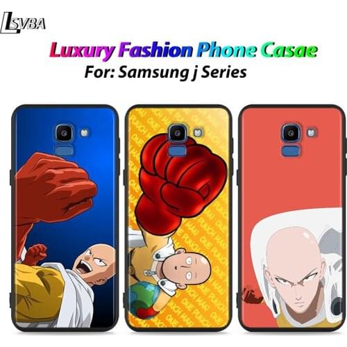 Black Shell one punch man for Samsung Galaxy J7Duo J2 J4 Core J6 J4 Plus J8 J3 J7 J5 Prime 2018 2017 Phone Case