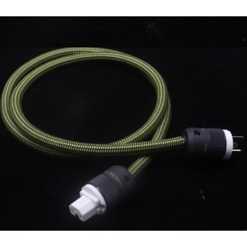 FP-314Ag silver plated fever power cord EU power plug cable hifi power cord for DVD CD AMP power line