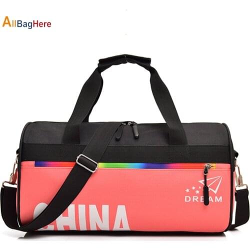 Hot Dry Wet Fitness Gym Bag Women Mens Outdoor Training Travel Sports Waterproof Nylon Swimming Crossbody Shoulder Bags Handbag