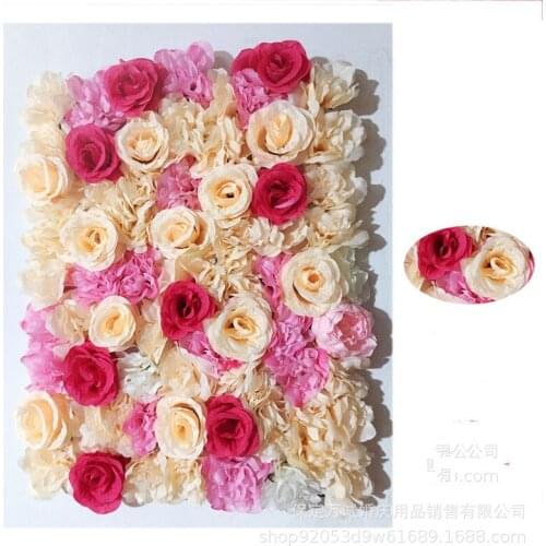 Artificial Flower Wall Wedding Background Wall Decoration Large Event Scene Layout Simulation