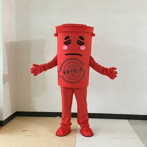 Trash Can Mascot Costume Suits Cosplay Party Game Dress Outfits Clothing Advertising Carnival Halloween Xmas Easter Festival