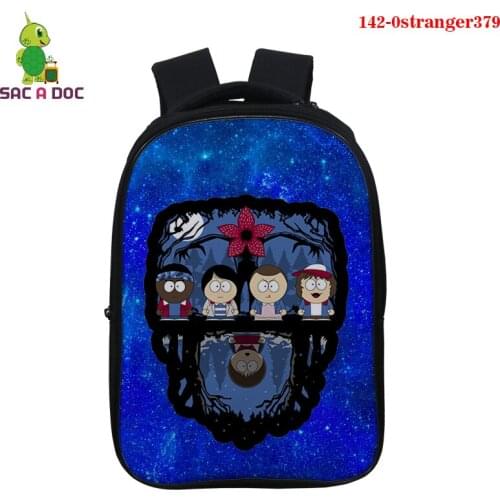 New Stranger Things Backpack Multifunction 14 Inch 3d Print Travel Student Backpack for Teenagers Boys Girls Fashion School Bags