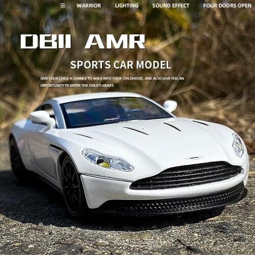 NEW 1:32 AstonMartin DB11 Alloy Sports Car Model Diecasts & Toy Vehicles Metal Toy Car Model Collection Simulation Kids Toy Gift