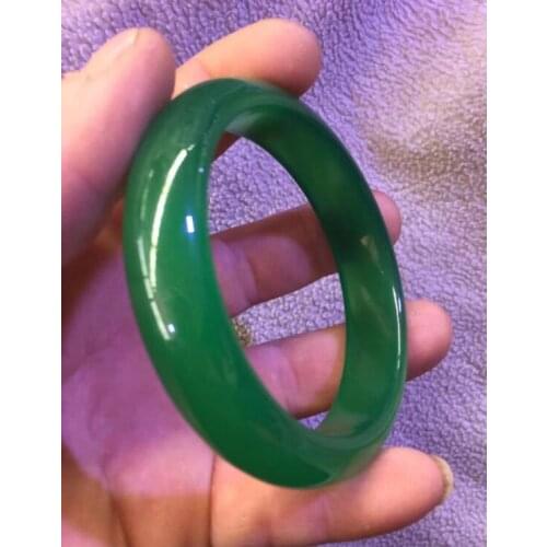 Natural manao green Chalcedony bracelet