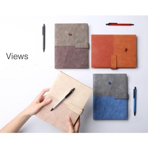 Creative New Business Travel Notebook A5 Loose Leaf Diary with Pens, Colors Matched Manager Personal Agenda Planner Notepad