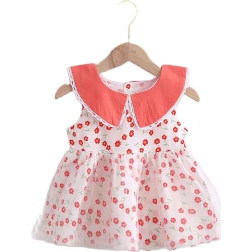 2021 Summer New Childrens Clothing Childrens Mesh Skirt Baby Girl Princess Dress Middle And Small Children Baby Girl Clothes