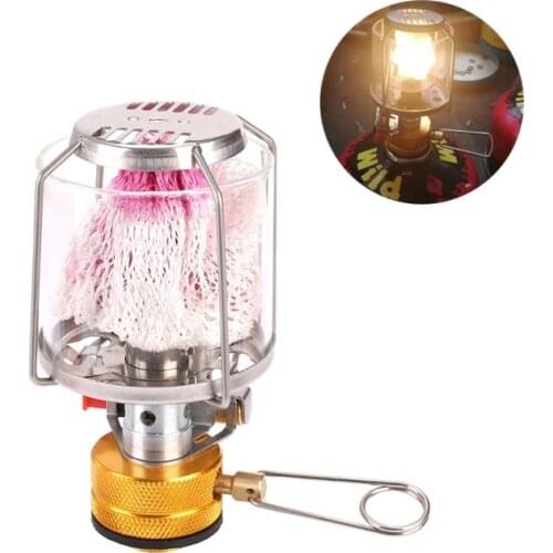 Portable Lantern Gas Light Outdoor Camping Gas Heater Tent Mini Camping Lantern Gas Light Tent Lamp Torch New 2021