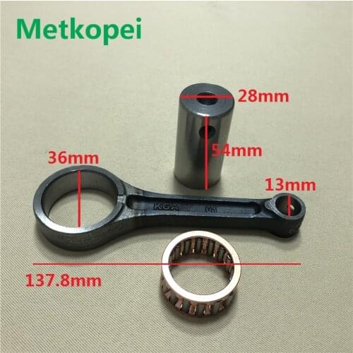 Motorcycle CG150 crankshaft connecting rod for Honda 150cc CG 150 con rod with needle bearing (piston pin 13mm)