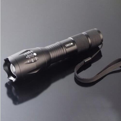T6 Tactical Military LED Flashlight 980000LM Zoomable 5-Mode Without Battery