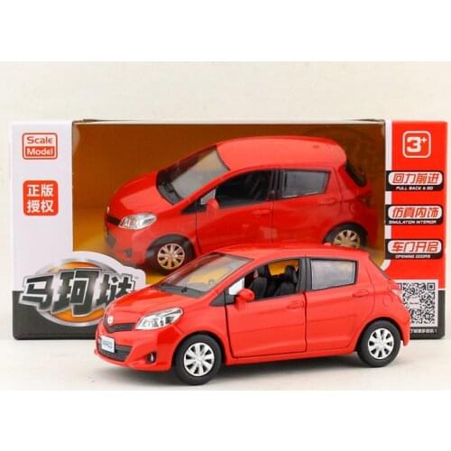 High simulation 1:36 Alloy Toyota Yaris Pull Back Car Metal Casting Vehicles Boy Toys Gifts Free Shipping