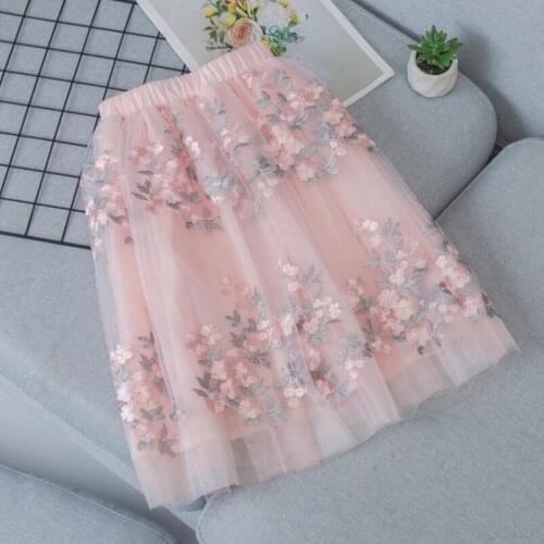 Baby Toddler Teen Clothes Children Girls Princess Floral Tutu Skirts Mesh Ball Gown Kids Party Birthday Skirt Girl Tutus Bottoms