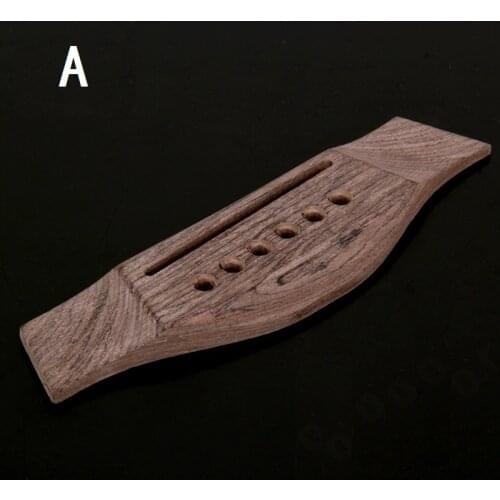 1 Pcs 6 String Saddle Thru Bending Folk Acoustic Guitar Rosewood tailpiece