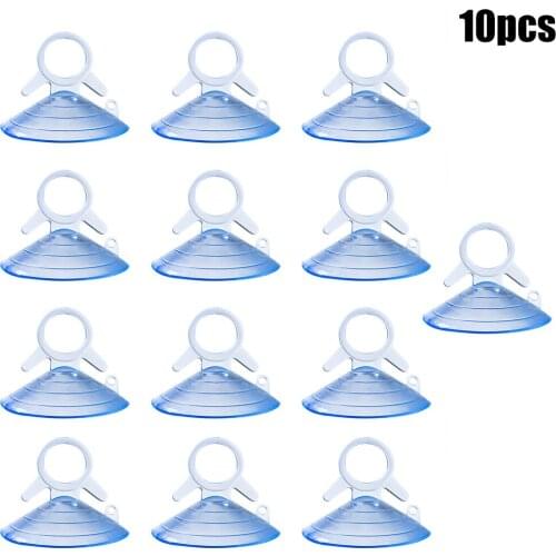 10pcs Clear Suction Cups /Rubber Casement Car Board Suction Cups With Shut Ears Strong Vacuum Clear Suckers For Window Decor