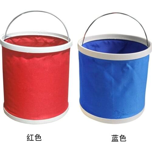 10L folding bucket Portable car with multi-purpose telescopic bucket car wash bucket cleaning fishing bucket