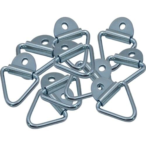 10x Pickup Truck Bed Deck Stake Cargo Tie-Down Anchor Loop for Trailers Van Boat