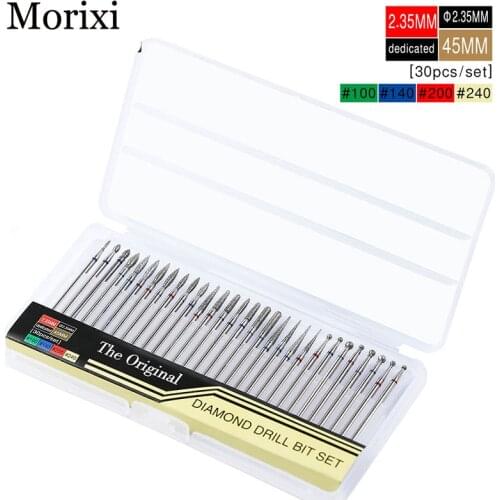 30pcs/set nail art drill bits Tungsten steel Alloy grinding head for nail drill machine polishing manicure tools MZ180