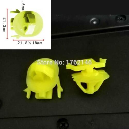 50PCS Rocker Panel Moulding Clip Light Blue Nylon A21085 for Nissan Murano Utility 4-Door 2003-On