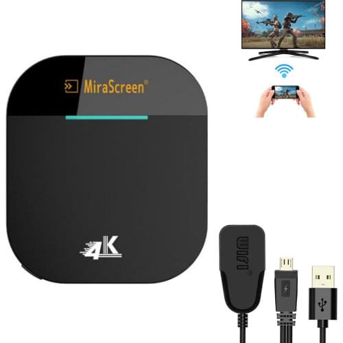 Mirascreen G5 2.4G 5G 4K Wireless HDMI Dongle TV Stick Miracast Airplay Receiver Wifi Dongle Mirror Screen Streamer For Netflix