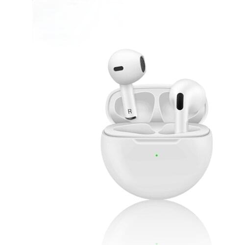 Air Pro 6 TWS Bluetooth Headsets Wireless Earbud Gaming Mini Half in Ear Charging Case With Microphone For Sport Game Play