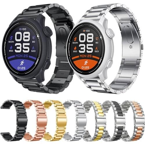 Stainless steel Metal Strap For COROS PACE 2 PACE2 Smart watch Wrist Band Bracelet Watchband Accessories