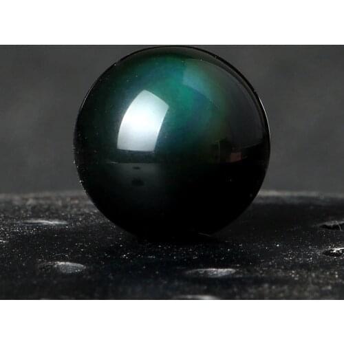 Natural Colourful Obsidian Beads for Unisex Green and Purple Aperture Like Cat Eyes Charming Stones Used bracelets and Necklace