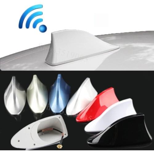 For Alfa Romeo 147 156 159 166 4C 8C Giulietta GT MiTo Giulia Car Shark Fin Antenna Signal Aerials car Sticker Accessories