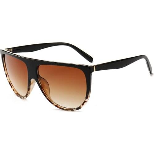 Classic Sunglasses Big Square Frame Gradient Blue Lens Sun Glasses Eyewear Decoration Shades Goggles for Women Men Couple