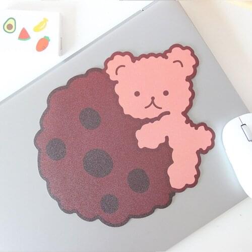 1 Pc Lovely Animal Mouse Pad Kawaii Bear Desk Mat Pads Waterproof Office Decoration Cup Mat Antislip Girls Boys Cute Stationery