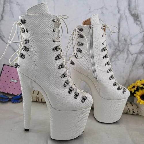 Leecabe 20CM/8inches Same As Picture Pole dance shoes High Heels Pole Dance boot