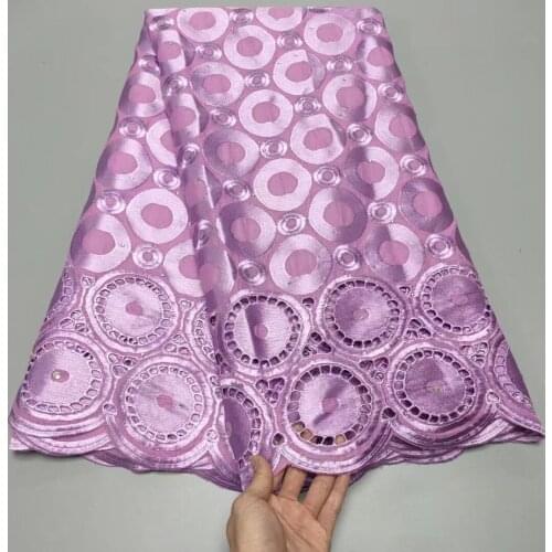 Hot Selling Swiss voile lace in switzerland african lace fabric cotton embroidery swiss lace fabric high quality for dress 5yard