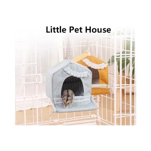 Small Pet Supplies Hamster Hammock Hamster Triangle Hammock Hanging Nest Bird Cloth House Bird Nest Pet Decoration Accessories