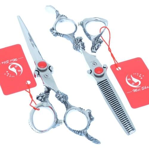 Meisha 6 inch Professional Hair Cutting Scissors High Quality Barber Hairdressing Thinning Shears Hair Salon StylinTools A0150A