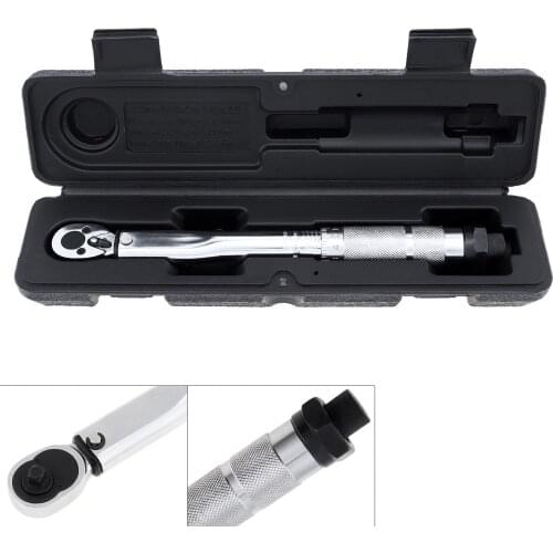 1/4 Inch 5-25 N.m Multifunctional Drive Torque Ratchet Wrench Adjustable Micrometer Torque Wrench Hand Tools for Cars Repairing